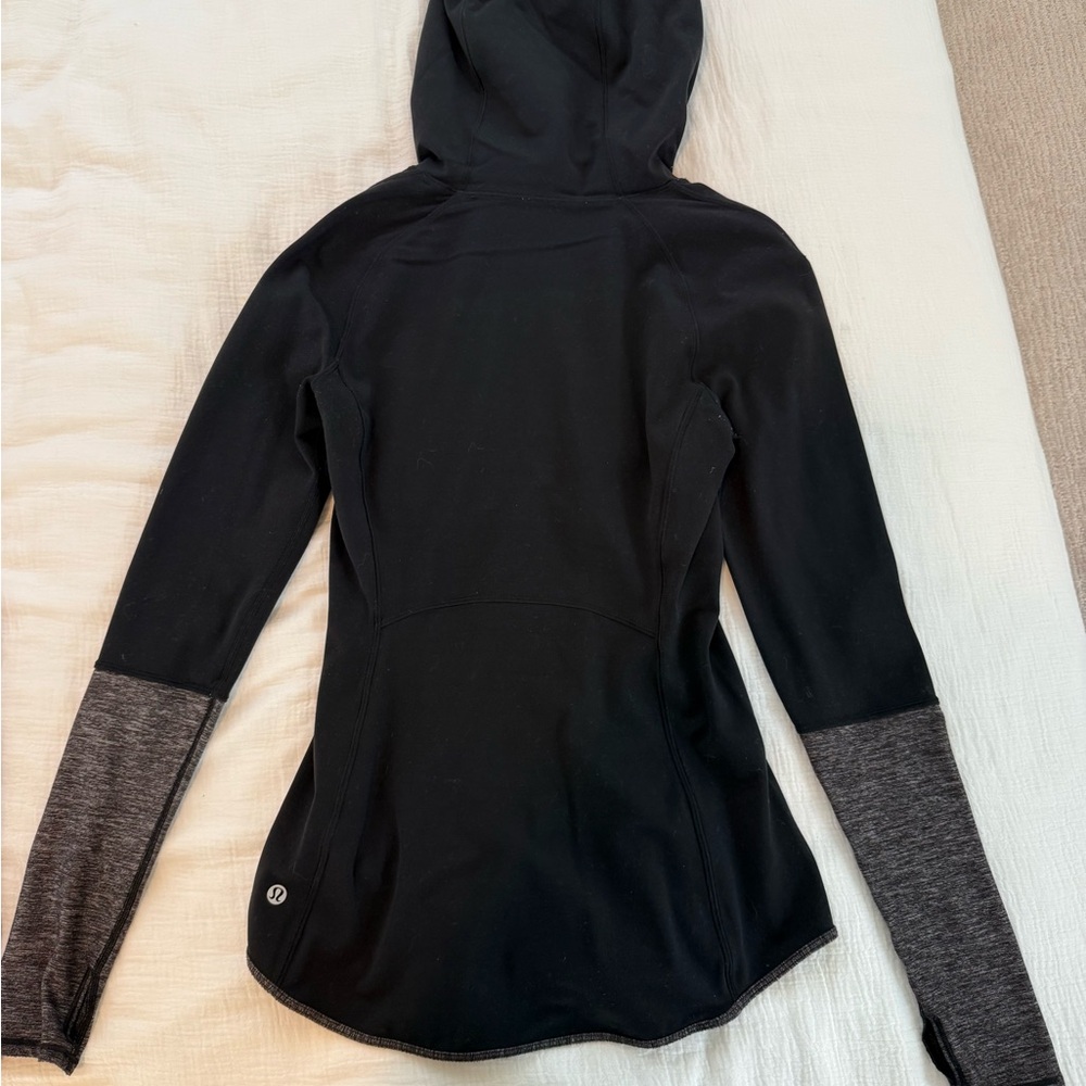 lululemon athletica Black and Gray Hoodie